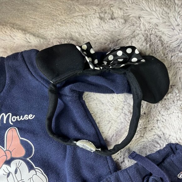 Disney by Primark Infant Minnie Mouse 4 piece jogging set. 3-6 months - Picture 5 of 7